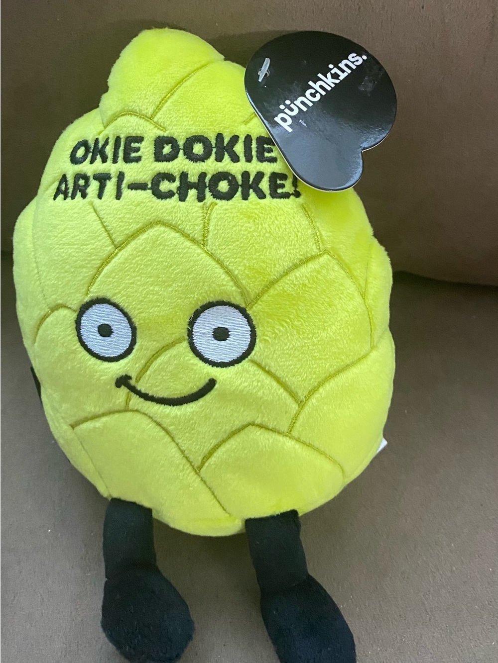 Püchkins Okie Dokie Arti-Choke Plush - Bright Yellow